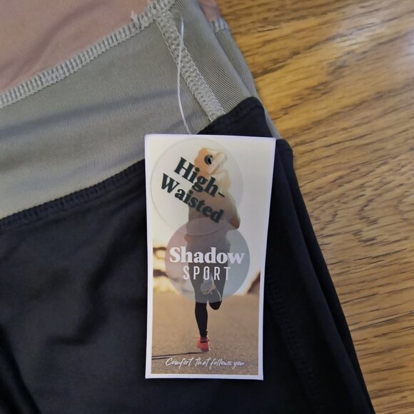 NEW - Shadow Sport Colorblock High-Waisted Wide-Leg Sport/Yoga Pants - XL - Picture 3 of 6